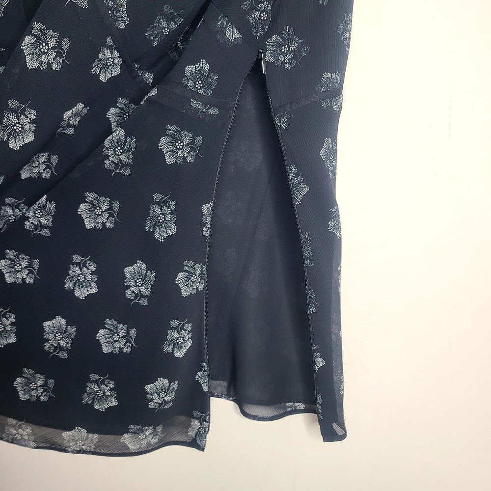 Vtg Y2K Ann‎ Taylor Sz 12P Babydoll Cami Top Whimsigoth Fairy Chiffon - Picture 5 of 6